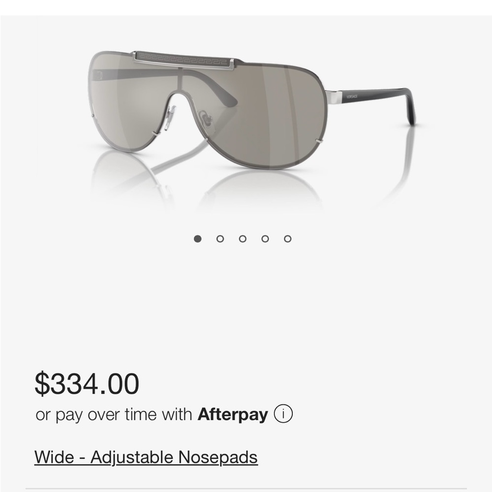 VERSACE MIRRORED SUNGLASSES